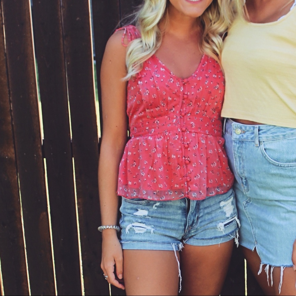 Abercrombie & Fitch floral top